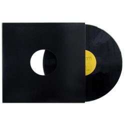 Vinyl Record Jackets. BLACK Cardboa
